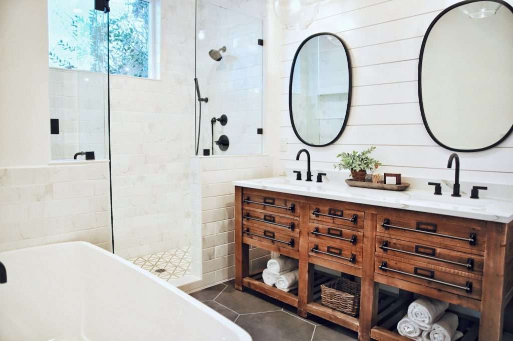 White Ceramic Bathtub Near Brown Wooden Cabinet 2bd54a1f546580de2965570f8f7edaa0 2000 ScaledBathroom Vanity Remodel: Creative Ways to Revamp Your Boring Bathroom Vanity