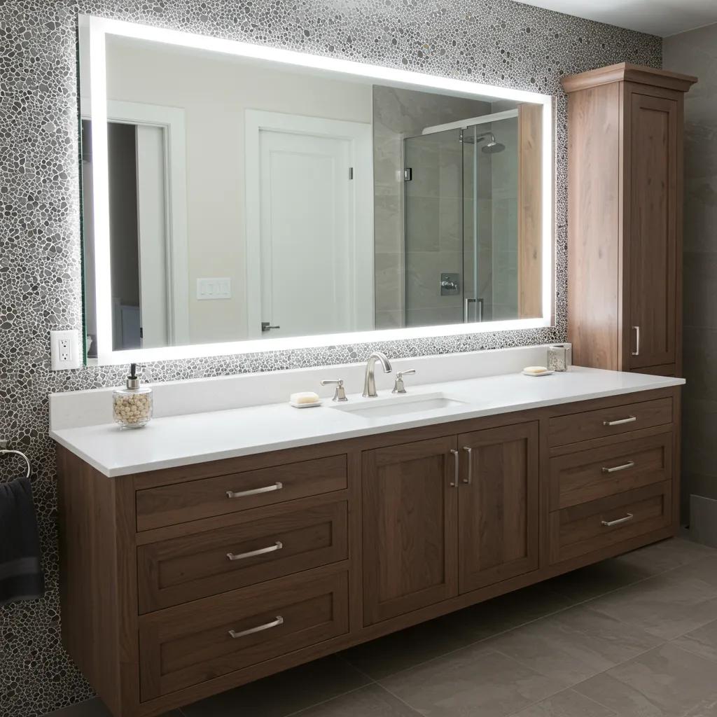 Transform Your Bathroom with a Modern Bathroom Vanity in Buckhead GA 3 Custom modern bathroom vanity crafted with unique style and high-quality materials