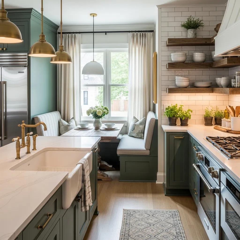 Upscale Small Kitchen Design Ideas for Every Budget 1 Upscale small kitchen design featuring elegant cabinetry and stylish countertops